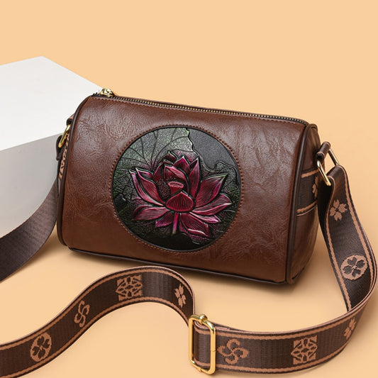 Lotus Leather Bag