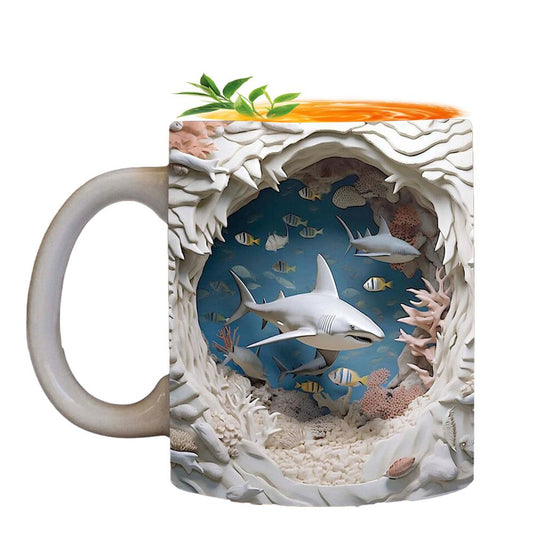 3D Shark Mug