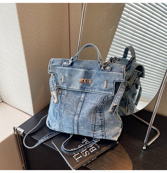 Vintage Jean Backpack